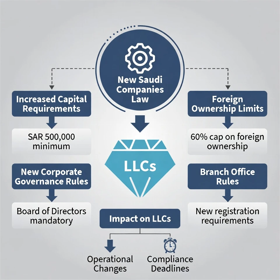 New Saudi Companies Law Updates and Their Impact on LLCs