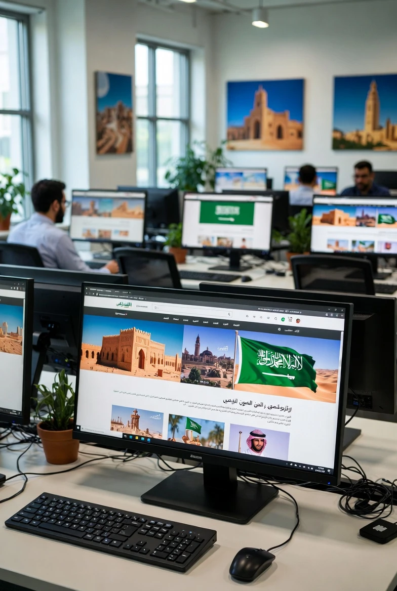 تصميم المواقع والمتاجر الإلكترونية في السعودية