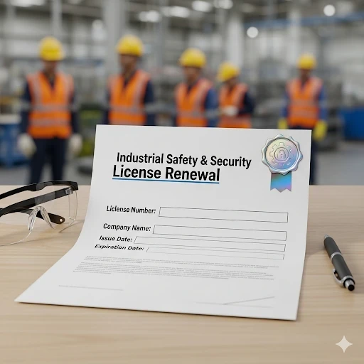 Issuance and renewal of licenses from the General Authority for Industrial Security