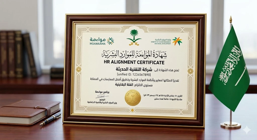 شهادة المواءمة للموارد البشرية